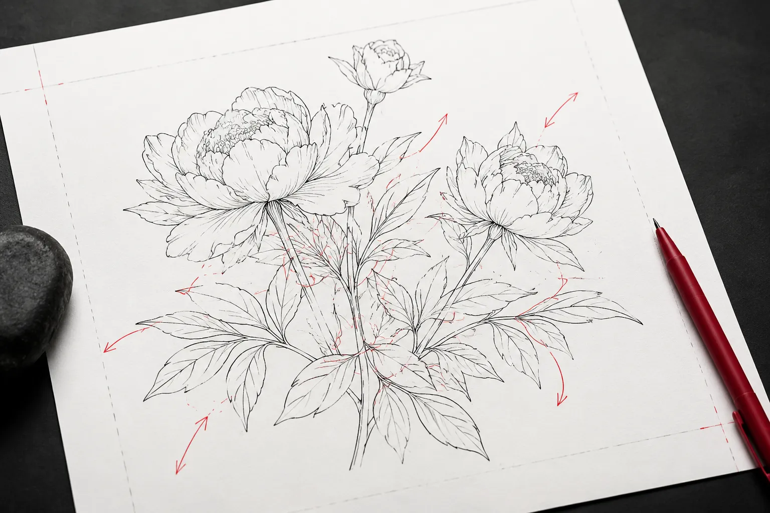 Line-Art Concept Planning