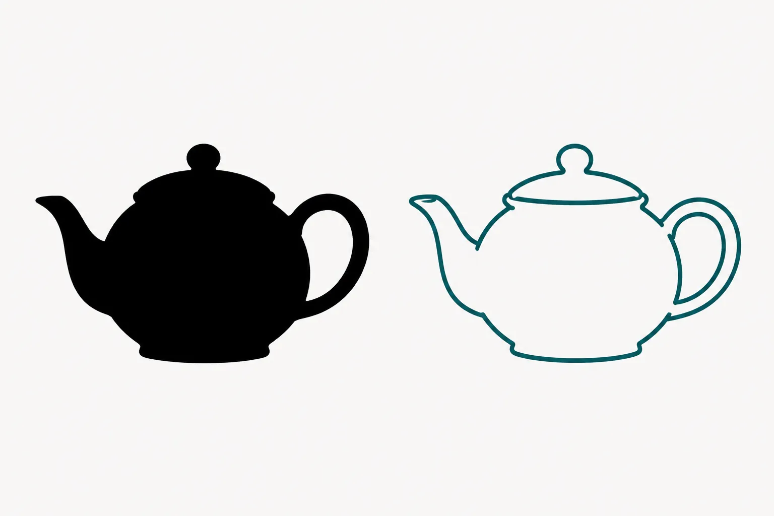 Silhouette or Outline? A Recognition-First Concept Check