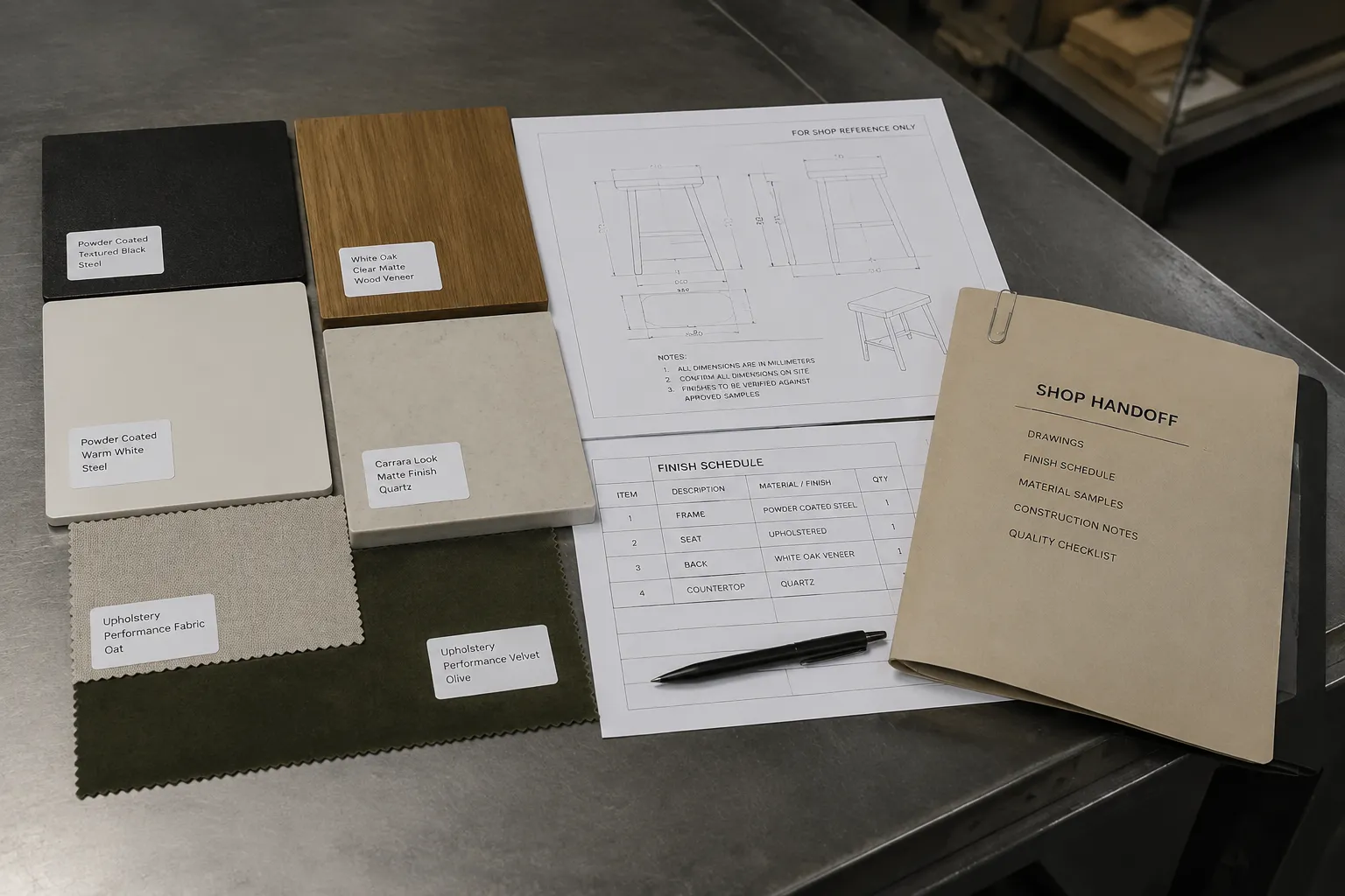 Material Supplier and Equipment Documentation Checkpoints